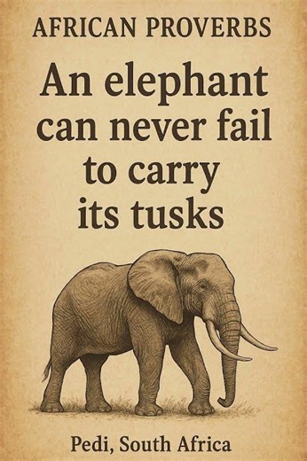 You’re Built for Your Burden 🐘 | African Proverb (Pedi, South Africa)