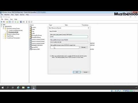 LAB GUIDE:40 Add CNAME Record in Windows DNS Server 2019