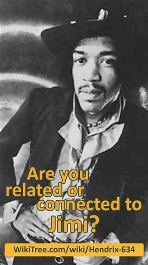 🎸 #FridaySpotlight Are you related or connected to ‪@jimihendrix‬ 🎸