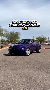 Retro Futuristic Chevrolet SSR Convertible Pickup Truck #chevrolet #chevy #ssr #truck #classiccars | Jalopy_Jeff