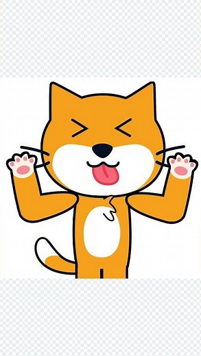 Scratch cat cutely jumpscare :3 #scratchcat #cute #jumpscare