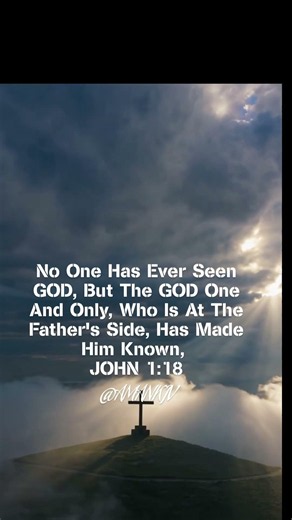 No One Has Seen God... But THIS MAN Made Him Known | John 1:18 KJV