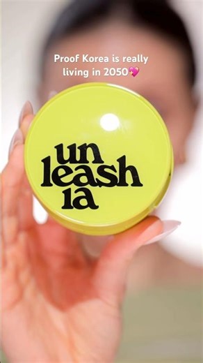 Korea is living in 2050✨ #kbeauty #unleashia #cushion #koreanmakeup #makeup #cushionfoundation