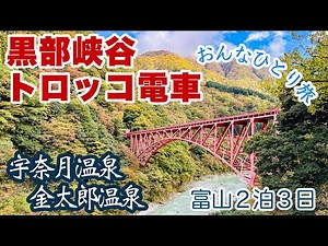 黒部峡谷トロッコ電車