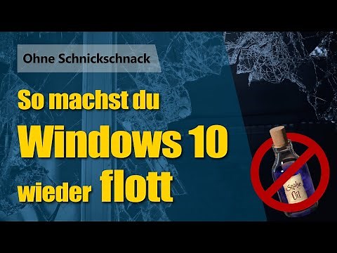 Windows 10 Performance optimieren | Tutorial | Aufschnur