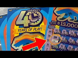 New $40 California Scratchers!!🔥Found A Huge 40X Multiplier 🤑