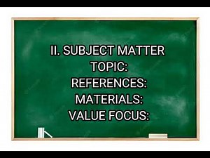 7E's Lesson Plan Format