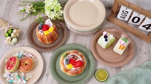 Kochorie 72 Pieces Woodland Paper Plates 7 Inch Bulk Sage Green Brown Paper Plates Disposable Safari Party Tableware Table Decors Animal Theme Party Supplies for Birthday, Dinner, Wedding