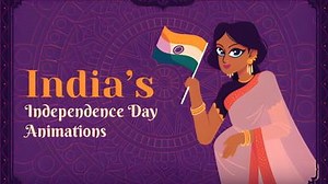 India's Independence Day Animations (Square Version) | Renderforest