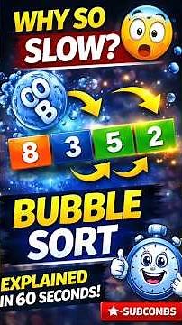 Bubble Sort Explained (And Why It’s Bad 😳)