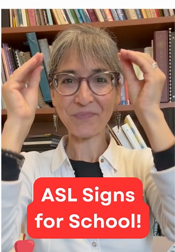 School ASL 101! 🤟✏️ Perfect for classrooms, kids, and beginners #asl #signlanguage #aslforbeginners #school #learnsignlanguage