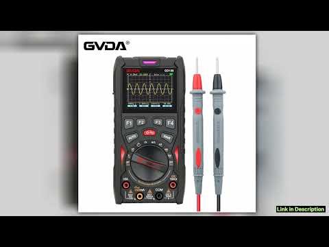 GVDA Digital Oscilloscope 50MSs Sampling Rate 12MHz Analog Bandwidth Multimeter Tester Signal Gener