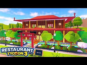 Restaurant Tycoon 3 | MODERN JAPANESE FINE DINING (Full Build Tutorial) | Roblox