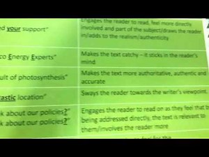 DAFOREST 'Persuasive Techniques' Revision