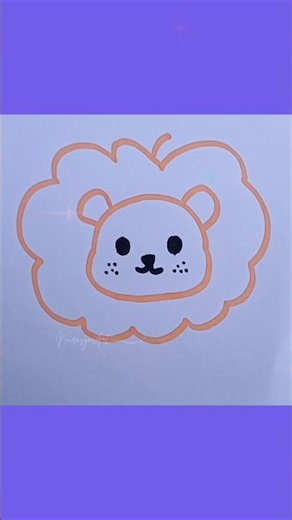 🦁 How to Draw a Cute Kawaii Lion #HowToDraw #CuteLion #KawaiiDrawing #EasyDrawing #AnimalDrawing