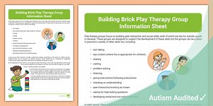 Building Brick Therapy Group Information Sheet