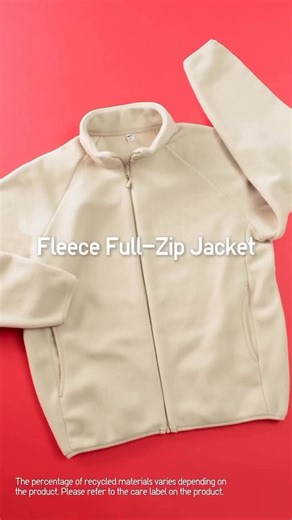 UNIQLO INDIA on Instagram: "Soft & Warm, the Fleece Jacket is made up of 100% recycled polyester fibre. Check out now online or in store!"