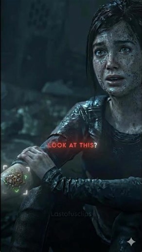 The Moment Ellie Revealed Her Bitemark 😱 || 2025 || #tlou #shorts ||
