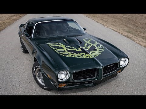FOR SALE: 1973 Pontiac Trans AM 455 4 Speed, AC, Loaded, Fully Restored, Brewster Green Stock #1346