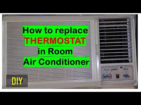 How to replace Thermostat in Room Air Conditioner | Window AC |
