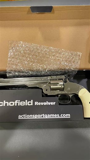 ASG Schofield Revolver Single Action Classic #shortsfeed #airsoft #bbgun #czpistol #revolver357