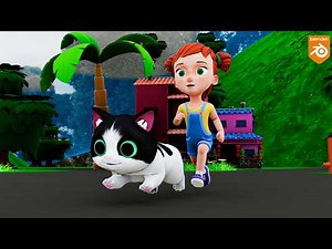 Blender Character Animation for Beginners – Start Your First Cat Animation! #Blender #cat