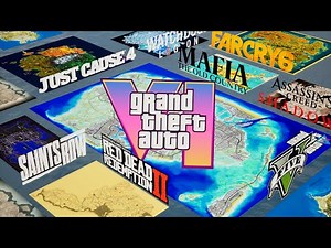2025 Game Maps Size Comparison Open World | 3D