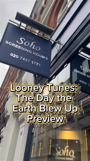Food | Pop Ups | Family Activities | Travel on Instagram: "AD| 🐷Looney Tunes: The Day the Earth Blew Up🦆 - Invite Jayden and I were kindly invited to the Soho Screening Rooms to watch a preview of Looney Tunes: The Day the Earth Blew Up, and it did not disappoint. The film follows Porky Pig and Daffy Duck, who suddenly become Earth’s only hope when their antics at a local bubble gum factory uncover a secret alien mind control plot Facing cosmic odds, they must save their town and the world wit