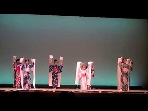 渋川子供日本舞踊倶楽部 長唄 友禅晒