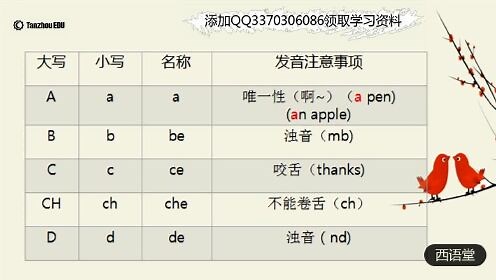 西班牙语发音 初识字母表1