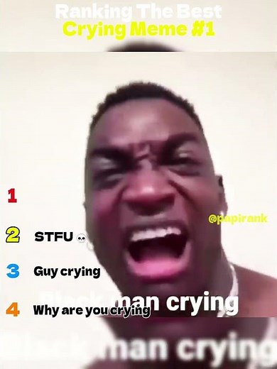 Ranking the funniest crying meme moments