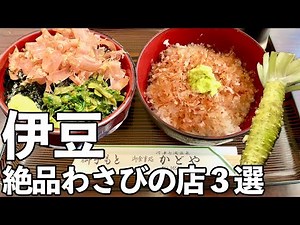 【伊豆 絶品わさびの店３選】究極の生わさび丼・修善寺グルメ