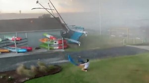 Powerful storm in Duck caught on camera