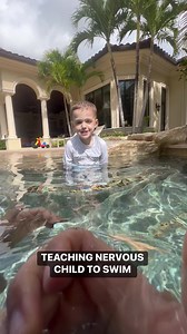 7.3K views · 133 reactions | OTHER THAN HIS MOUTH WIDE OPEN THIS IS AMAZING PROGRESS! He used to be so scared he wouldn’t even put his face near the water. | Superhero Swim Academy | Facebook