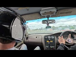 JZX90 Chaser in car at Winton skid pan