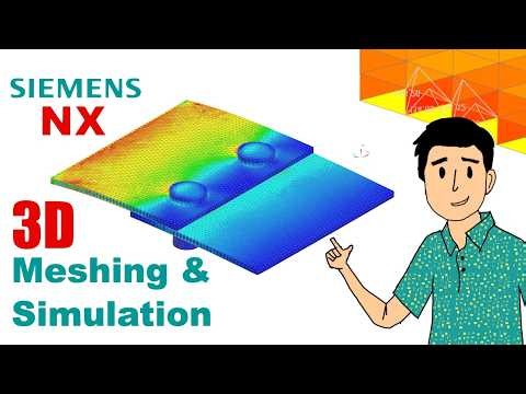 Siemens NX FEA Tutorial | 3D Meshing & Simulation