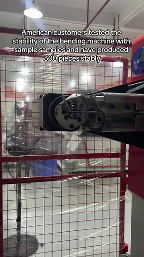 American customer bending sample testing machine, the stability is very good#bender #machine #wirebendingmachine #wireformingmachine #3Dbending#factory