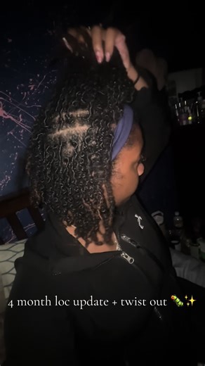I honestly can’t believe how fast they’re growing and progressing, I’m absolutely in love 🥹 sheers to 4 months 🫂🩷#locs #locstyles #locsoftiktok #girlswithlocs #loctok #starterlocs #fyp #fypシ