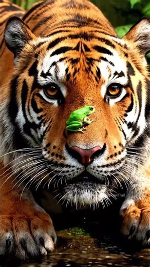The Frog That Dared the Tiger! 🐅🐸