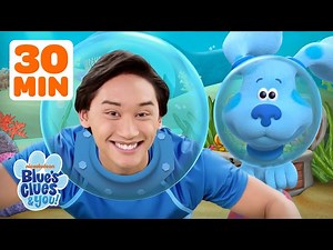 Underwater Games & Skidoos w/ Blue! 🐠 | 30 Minute Compilation | Blue's Clues & You! - Videos For Kids