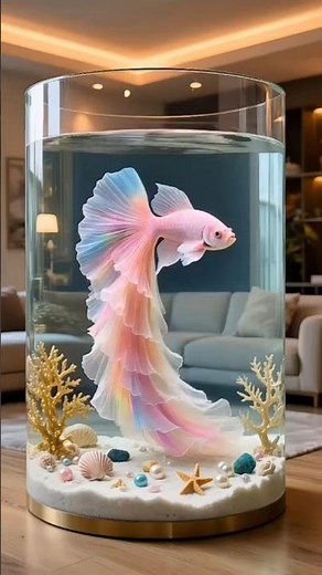 🌸 Magical Rainbow Betta Fish 🐠✨ | Most Beautiful Aquarium Ever! 🌊💎