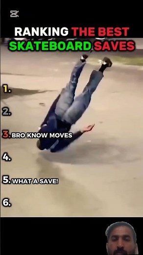 Ranking the best skateboard saves #shortvideo #shorts #short #skateboarding