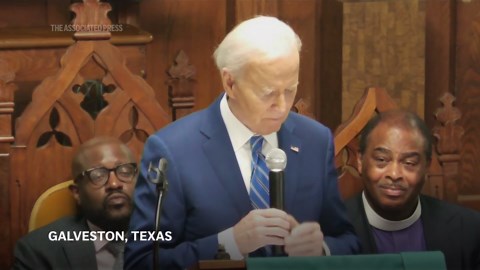 Former President Joe Biden gives Juneteenth speech at historic AME church in Texas