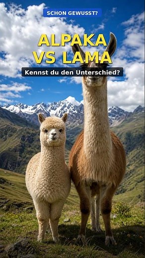 Alpaka vs Lama Die Unterschiede, die kaum jemand kennt!