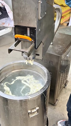 Nowadays, ramen shops all use ramen machines, which speed up food preparation and improve efficiency. They automatically sense and cut the noodles, producing 500 noodles per hour... Unfold | Noodle Machine