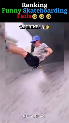 Ranking Funny Skateboarding Fails🤣🛹 #skateboarding #best #tiktok #funny