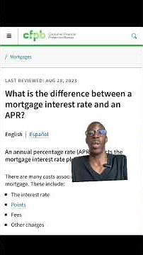 Mortgage Interest Rate and APR Explained