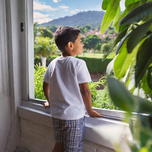 Can children stay at home by themselves in Georgia?