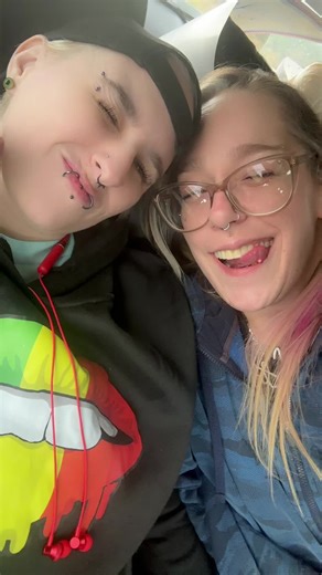 She’s finally home!!!! I am beyond happy and excited for this new life and adventure! I love you, baby!!💙💜💍💋🦋 #natzminions🏳️‍🌈 #webrokethedistance #natzandcrys #iloveyou444 #mywifemylife @💙Natz🏳️‍🌈💙