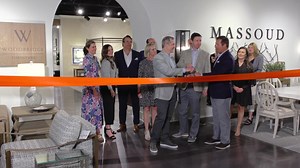 Our new Massoud Furniture and Woodbridge Furniture Co. Gallery looks amazing 😍 Today, we were so happy to have the teams from Massoud and Woodbridge here to officially mark the grand opening of this beautiful new space! | Furnitureland South